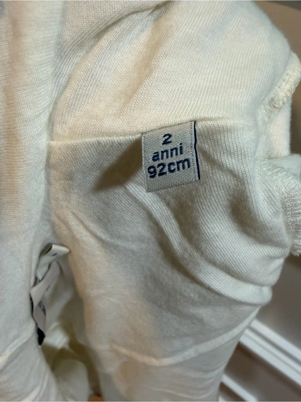 Moncler Kids Boys Girls Cream Sherpa Zip Hoodie 2t/24m